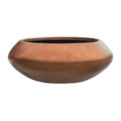 Metallic UFO Plant Bowl - Matt Copper -Hortology Shop Metallic UFO Plant Bowl Matt Copper 55x22cm