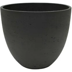Mini Jesslyn Plant Pot - Black Washed -Hortology Shop Mini Jesslyn Plant Pot Black Washed