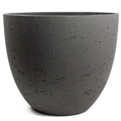 Mini Jesslyn Plant Pot - Black Washed -Hortology Shop Mini Jesslyn Plant Pot Black Washed 39cm
