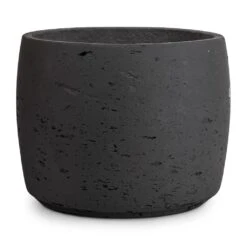 Mini Valerie Plant Pot - Black Washed 13 Mini Valerie Plant Pot - Black Washed -Hortology Shop Mini Valerie Plant Pot Black Washed 22x17cm