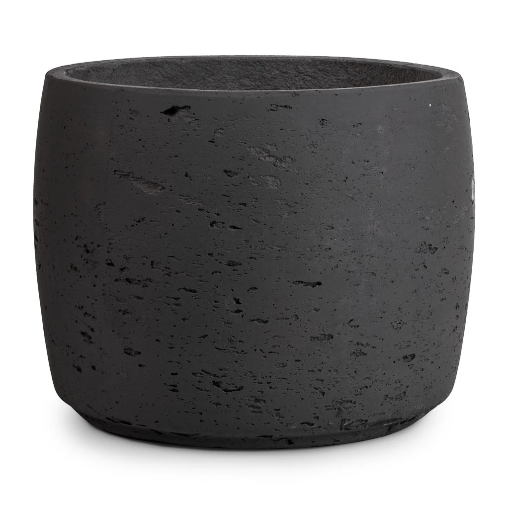 Mini Valerie Plant Pot - Black Washed 3 Mini Valerie Plant Pot - Black Washed - Image 3