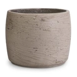 Mini Valerie Plant Pot - Grey Washed -Hortology Shop Mini Valerie Plant Pot Grey Washed 22x17cm