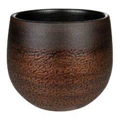 Mya Plant Pot - Shiny Mocha