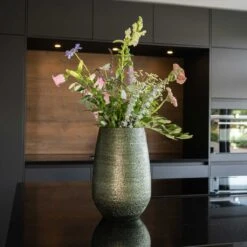 Noor Plant Vase - Velvet Green -Hortology Shop Noor Plant Vase Velvet Green 5