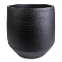 Norell Plant Pot - Black -Hortology Shop Norell Plant Pot Black 29x28cm