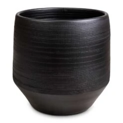 Norell Plant Pot - Black -Hortology Shop Norell Plant Pot Black 42x38cm