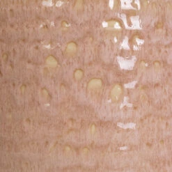 Ocean Glaze Plant Pot - Morganite -Hortology Shop Ocean Glaze Plant Pot Morganite DETAIL