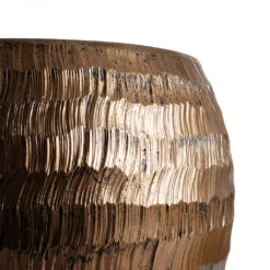 Opus Hammered Globe Planter - Gold -Hortology Shop Opus Hammered Globe Planter Gold SWATCH 2