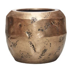 Opus Raw Couple Planter - Gold -Hortology Shop Opus Raw Couple Planter Gold 50x40cm