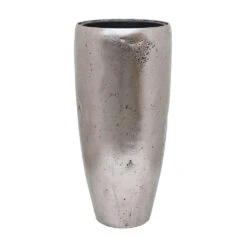 Opus Raw Partner Planter - Silver -Hortology Shop Opus Raw Partner Planter Silver 40x85cm