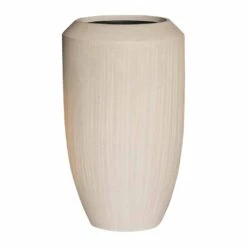 Polystone Coated Plain Coppa Planter - Natural -Hortology Shop Polystone Coated Plain Coppa Planter Natural 48x80cm