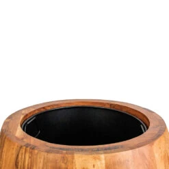 Quinn Tall Planter - Natural 18 Quinn Tall Planter - Natural -Hortology Shop Quinn Tall Planter Natural DETAIL 4