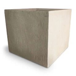 Raindrop Cube Planter - Stone -Hortology Shop Raindrop Cube Planter Stone 40x40x36cm 1