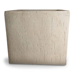 Raindrop Cube Planter - Stone -Hortology Shop Raindrop Cube Planter Stone 40x40x36cm