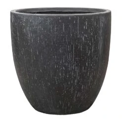 Raindrop Egg Planter - Anthracite -Hortology Shop Raindrop Egg Planter Anthracite 44x43cm