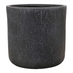 Raindrop Round Planter - Anthracite -Hortology Shop Raindrop Round Planter Anthracite 42x41cm