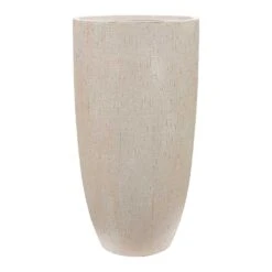 Raindrop Tall Vase Planter - Stone -Hortology Shop Raindrop Tall Vase Planter Stone 42cm