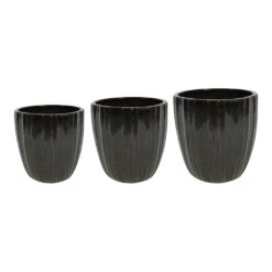 Scott Planters - Set Of 3 - Green -Hortology Shop Scott Planters Set of 3 Green