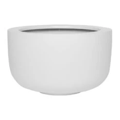Sunny Essentials Bowl Planter - Matt White -Hortology Shop Sunny Essentials Planter Matt White 45x27cm