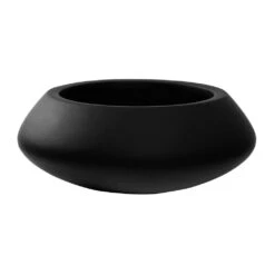 Tara Natural Bowl Planter - Black -Hortology Shop Tara Natural Planter Black 30x12cm