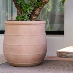 Hortology Shop -Hortology Shop Treasure Nika Planter Brick Orange Lifestyle 2