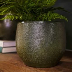 Zembla Plant Pot - Green -Hortology Shop Zembla Plant Pot Collection Fern