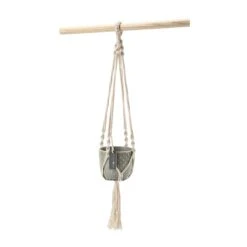 Macrame Hanging Plant Pot -Hortology Shop hanging indoor plant pot macrame